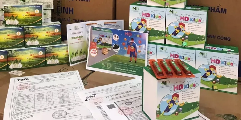 Sản phẩm HD Kids hỗ trợ tiêu hóa và đề kháng cho bé